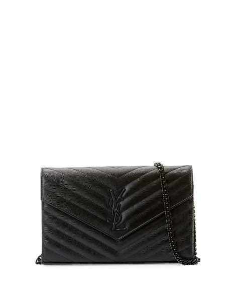 monogram ysl matelasse leather wallet-on-chain|ysl wallet on chain sale.